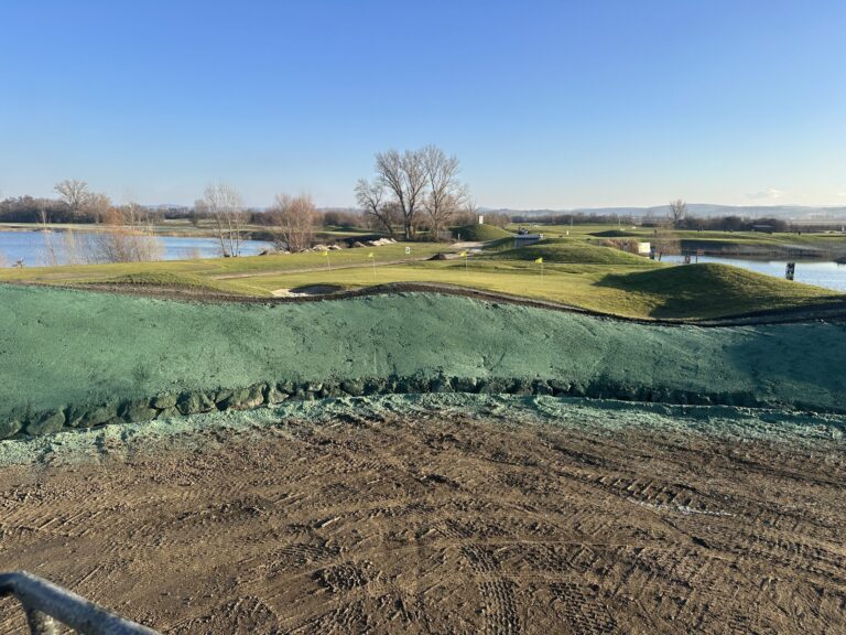 Hydromulch as a low-cost method for establishing turf